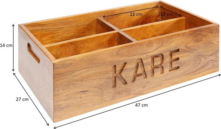 Image du produit Kare Design Box für Teppichmuster 47x27x14cm (47 x 27 x 14 cm)