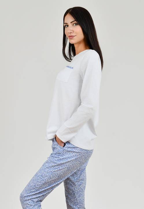 Produktbild Maxte Klassisches langärmeliges Pyjama-Set aus Baumwolle (L)