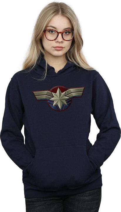Image du produit - Sweat à capuche CAPTAIN CHEST EMBLEM - Femme (L)