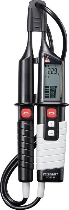 Image du produit Voltcraft VC-65 SE Testeur de tension bipolaire CAT III 1000 V, CAT IV 600V Acoustique, LCD, LED (CAT III 1000V, CAT IV 600V)