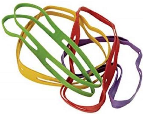 Produktbild Alco Gummibänder X-Band farbig 220x25mm extragross 50Stk. (500 Stk.)