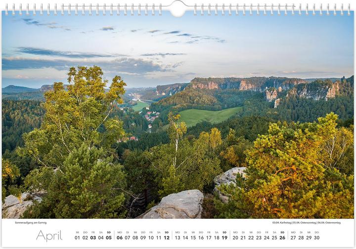 Produktbild Kalender Schsische Schweiz 2026 (45 x 30 cm, Deutsch)