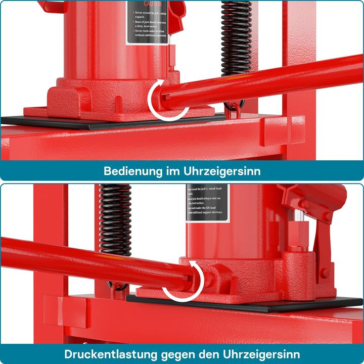 Actual product image Wiltec 30T hydraulic press 500mm workshop press frame press arbour press steel
