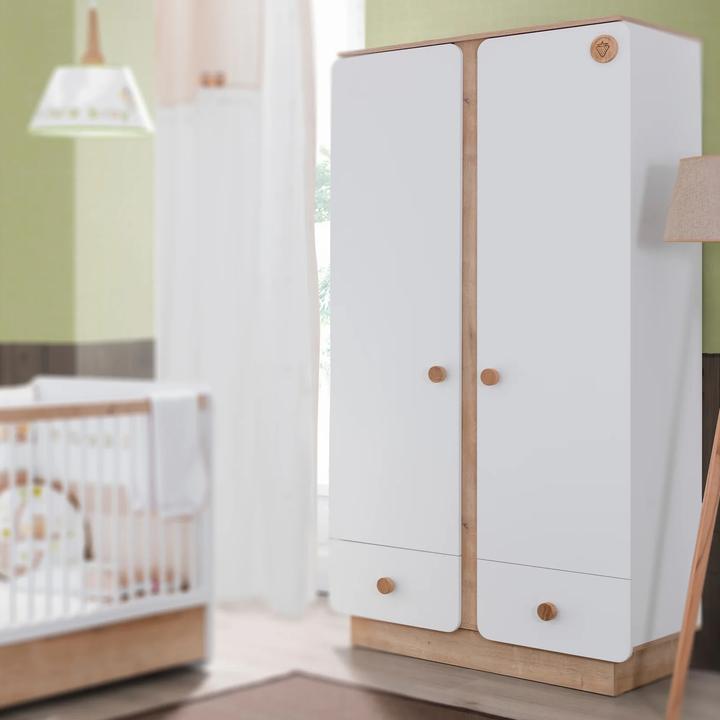 Produktbild Cilek Natura Baby Kleiderschrank 2-türig (104 cm)