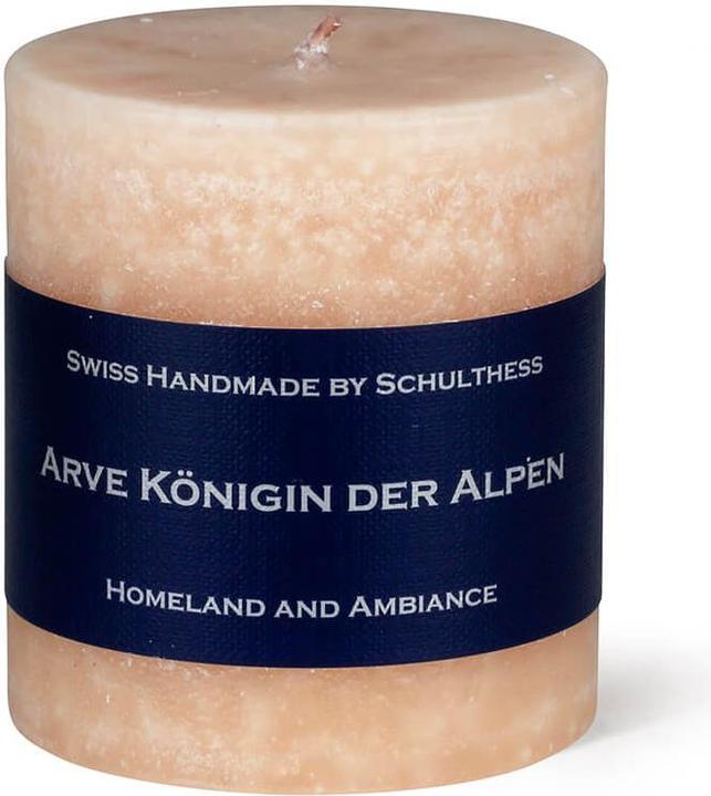 Actual product image Schulthess Kerzen Scented candle Ø 7 cm Swiss stone pine Queen of the Alps (210 g)
