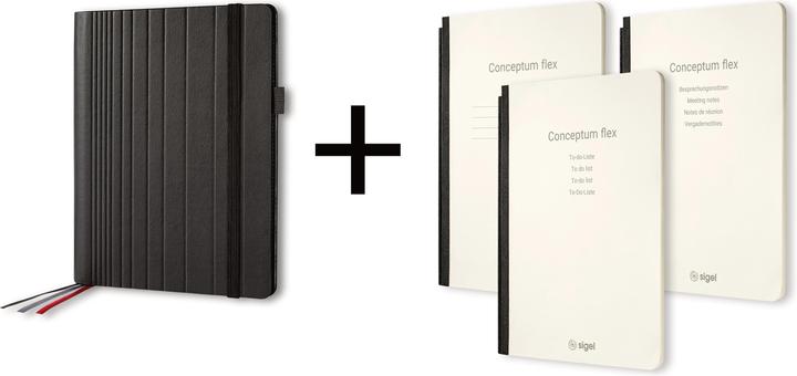 Produktbild Sigel Notizbuch Conceptum flex (175 x 227 mm, Liniert, Weicher Einband)
