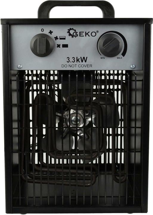 Productafbeelding GEKO Elektrische luchtverwarmer met ventilator 3,3 kW