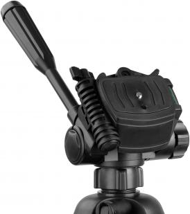 Produktbild CamRock TE68 Silver – Schwarzes Stativ (Metall)