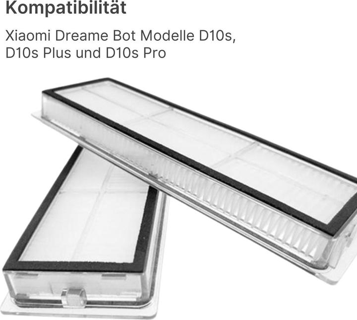 Produktbild Hermex Alternativer HEPA-Filter zu Xiaomi Dreame Bot D10s D10s Plus D10s Pro