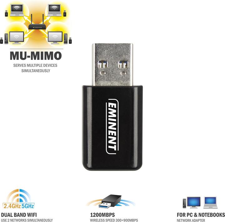 Produktbild Eminent EM4536 Netzwerkadapter (USB)