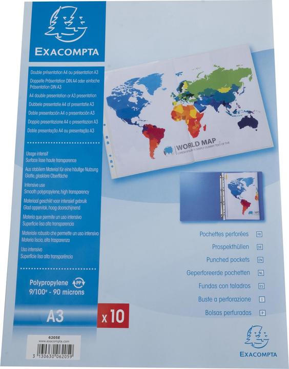 Produktbild Exacompta Hüllen und Taschen (A3, 10 x)