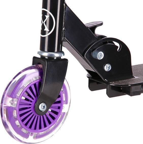 Actual product image Nils Hd025 LED Violet Extreme Scooter