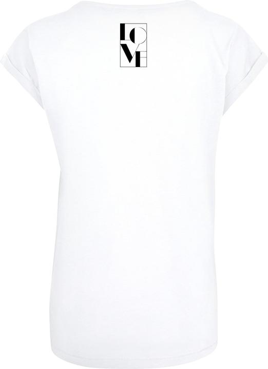 Produktbild Merchcode Ladies Love Extended Shoulder Tee - 113381 (4XL)