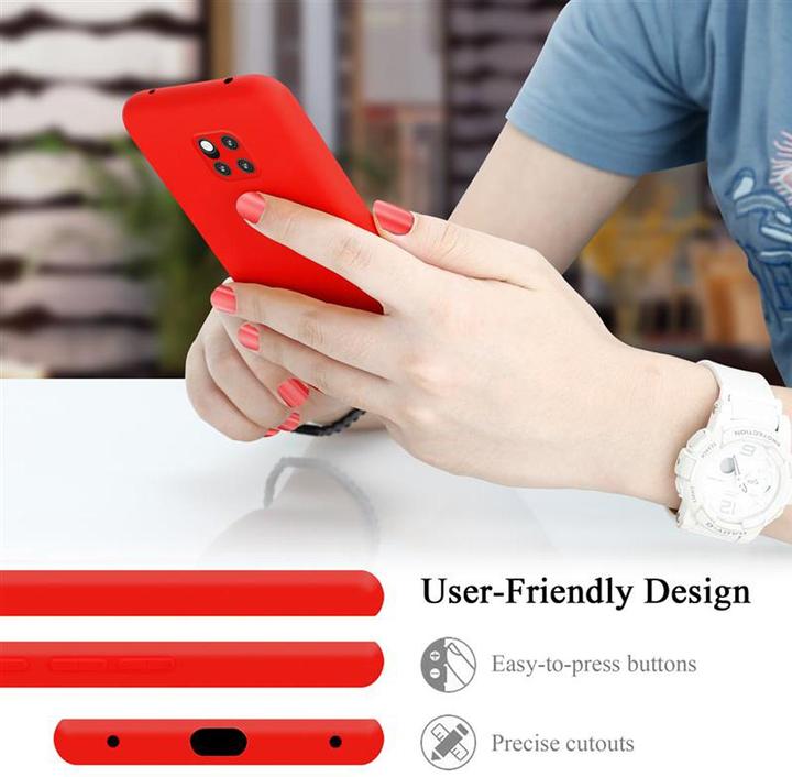 Actual product image Cadorabo TPU Liquid Silicone Case Cover (Mate 20 Pro)