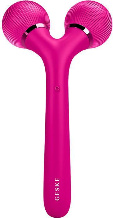 Actual product image Konjac Sponge Roller soniczy do twarzy i ciała 4w1 Geske z Aplikacją (magenta)
