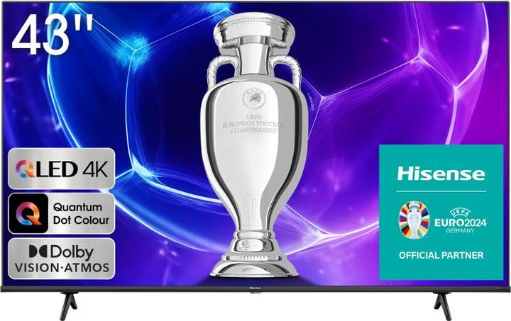 Immagine prodotto Hisense 43E7KQ (43", QLED, 4K, 2023)