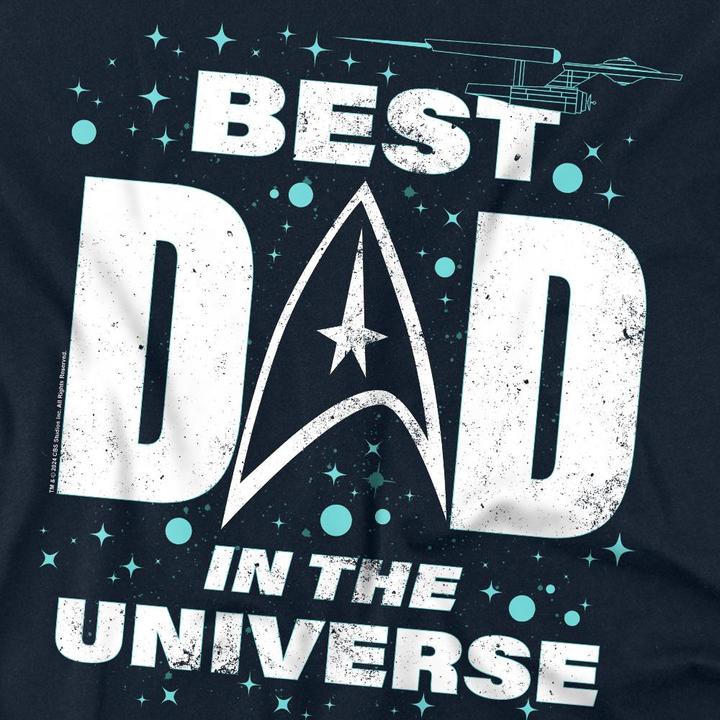 Immagine prodotto Best Dad in the Universe Maglietta Festa del Papà Adulto Unisex (S)