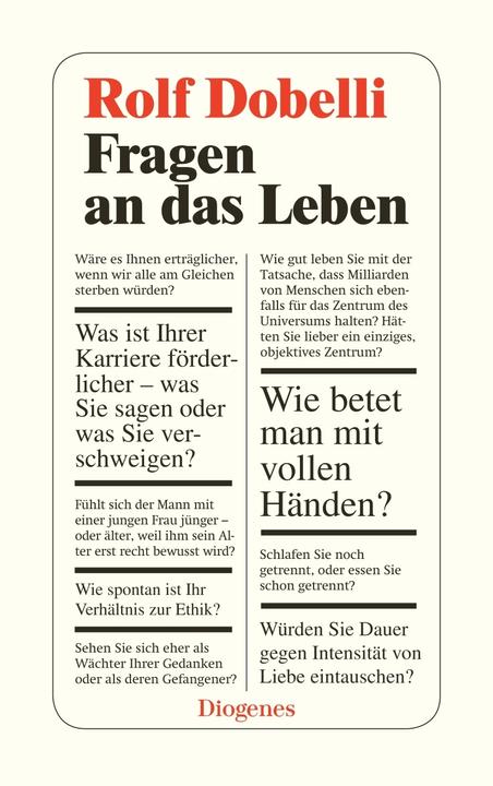 Produktbild Fragen an das Leben (Deutsch, Rolf Dobelli, 2016)