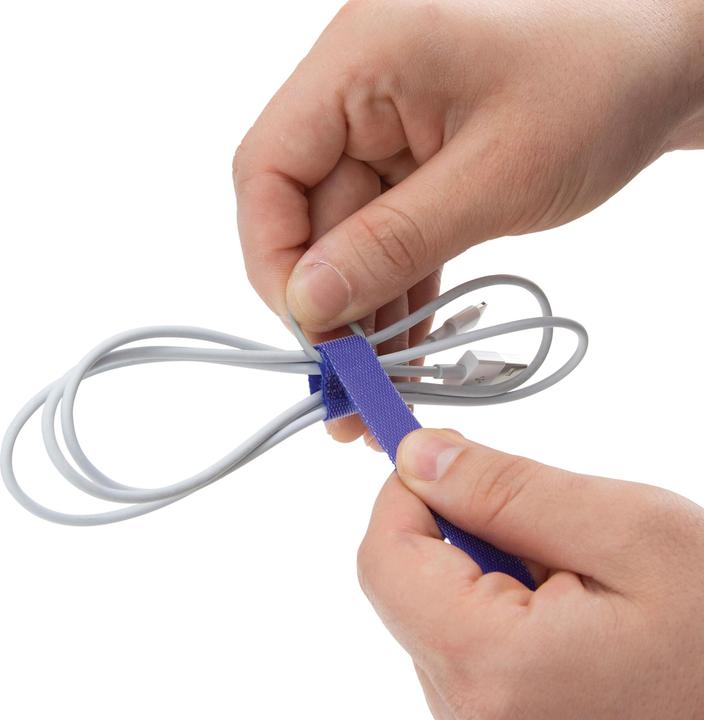Actual product image BlueLounge Cable Ties Large, 4 pieces (Velcro cable ties, 254 mm, 4 pcs.)
