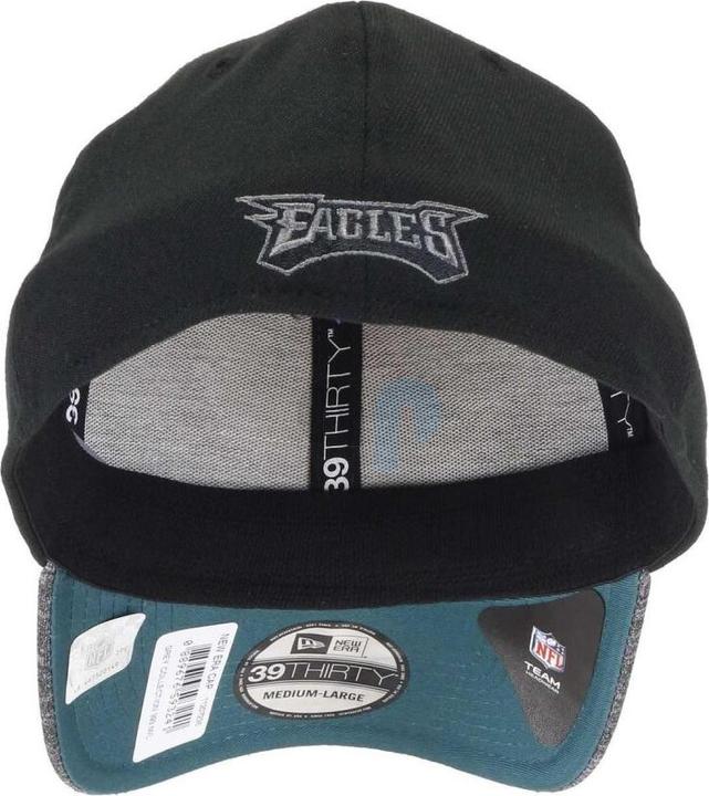 Actual product image New Era NFL - Philadelphia Eagles - Grey Collection 39Thirty Cap Black LXL (L, XL)