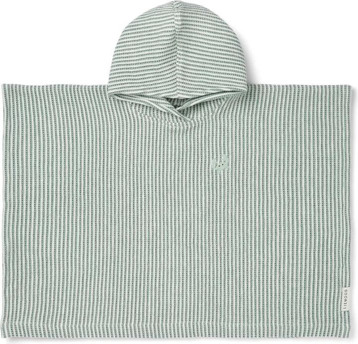 Liewood Kinder Bade Poncho Paco gestreift Peppermint
