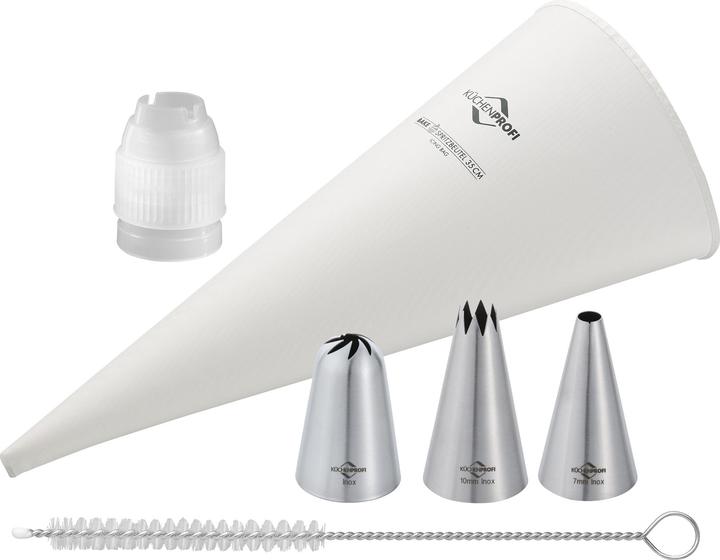 Küchenprofi Spritzbeutel-Set 5-tlg. (Set spuitzakken, 540000 ml)