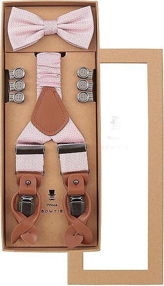 Actual product image Seidenfalter Hosenträger Set Knopf-Clips