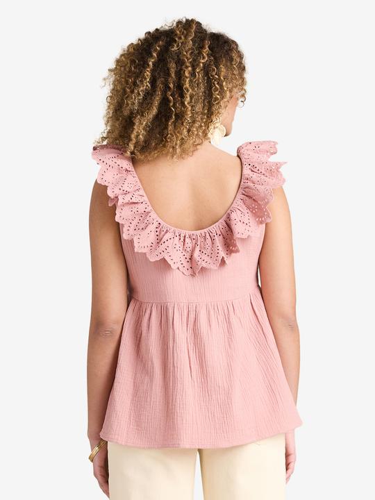 Produktbild Envie de Fraise Musselinbluse mit Lochstickereien für Schwangerschaft und Stillzeit (32)
