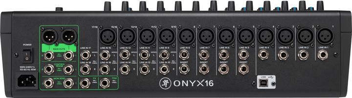 Immagine prodotto Mackie ONYX16 console di mixaggio a 18 canali (Mixer da studio e live)