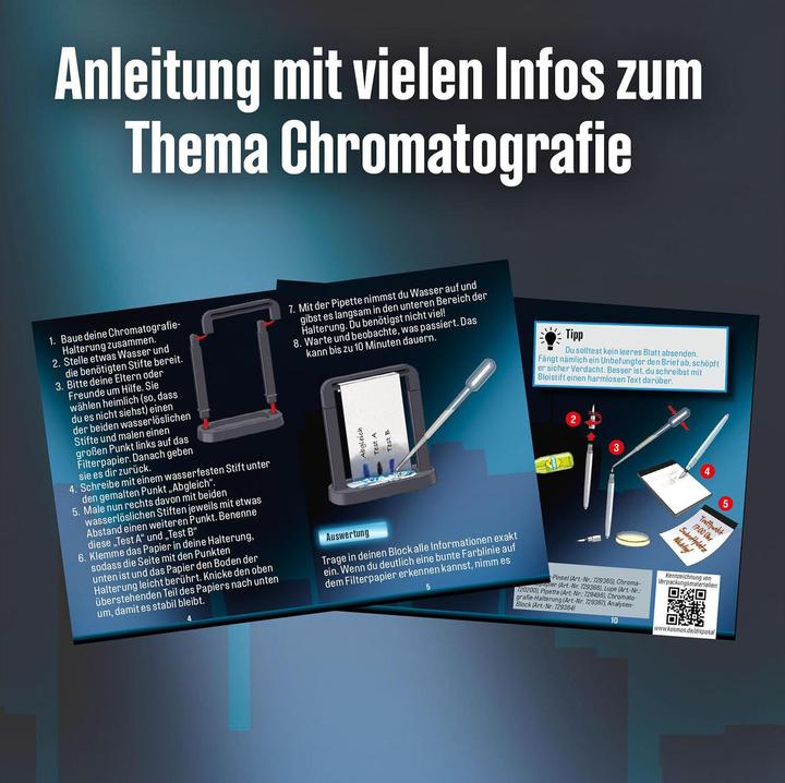 Produktbild Kosmos Die drei??? Schrift-Labor