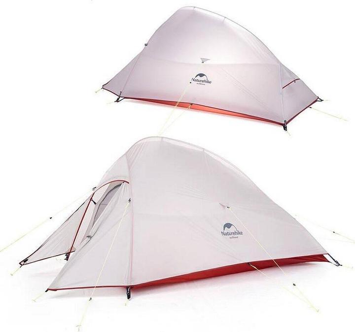 Actual product image Naturehike NH17T001T Cloud Up 2 Tent for 2 peopleGrey (Awning, 1.80 kg, 2 persons)