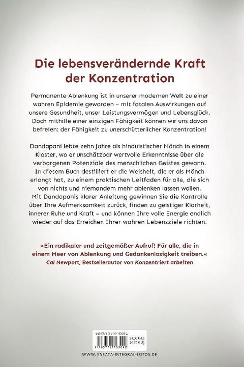 Produktbild Fokus. Die Kraft der Konzentration (Deutsch, Dandapani, 2023)