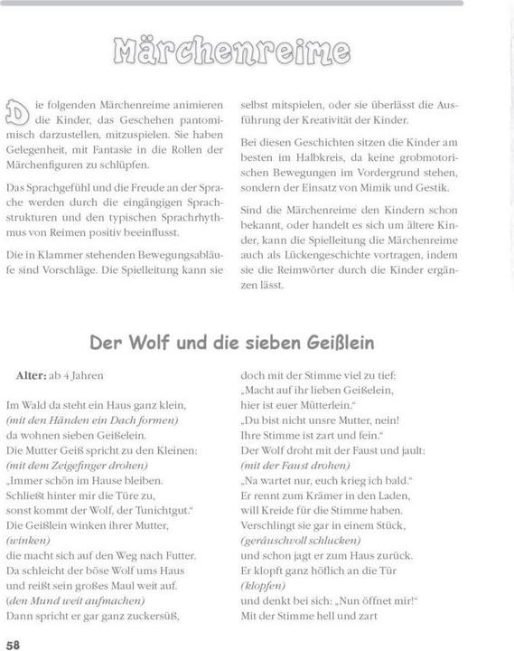 Produktbild Das Mitmachgeschichten-Buch (Deutsch, Bernhard Schön, Ute Schröder, 2024)