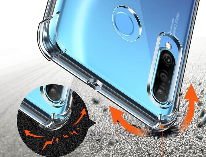 Actual product image Screenguard Huawei P30 Lite Case Crystal Soft Airbag Bumper (Huawei P30 Lite)