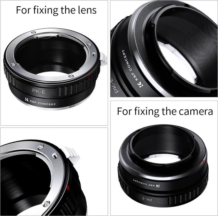 Produktbild K&F Concept High Precision Lens Adapter Mount, PK-NEX
