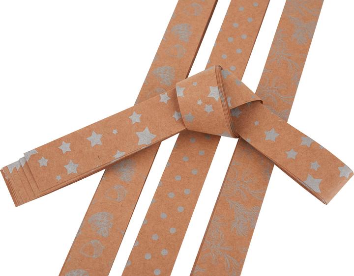 Image du produit Gebrüder Bertels Bandes de papier "kraft", 15mm, 24 bandes (110 g/m², 24 x)