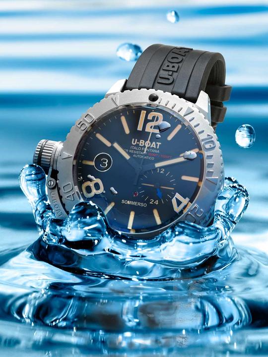Image du produit U-Boat 9007A Sommerso automatique 46mm 30ATM (Montre de plongée, 46 mm)