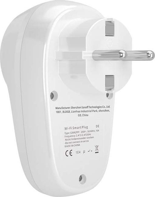 Image du produit Sonoff Routeur S26 Smart rosette contrôlé par WiFi - 230VAC 4000W 16A