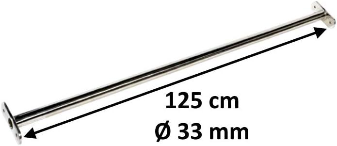 Produktbild H2i Reckstange, 125cm, Edelstahl