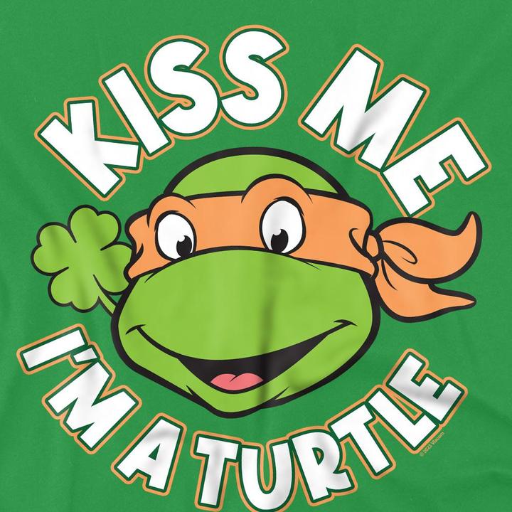 Immagine prodotto Teenage Mutant NT Kiss Me Maglietta Giorno di San Patrizio Uomo (3XL)