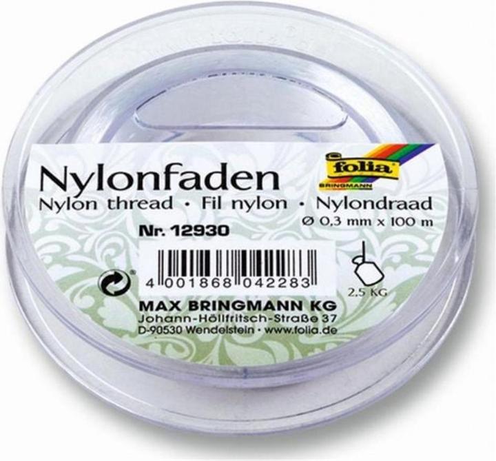 Actual product image Folia Nylon thread