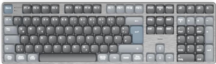 Actual product image Hama WK-800 Keyboard wireless grey (DE, Wireless)