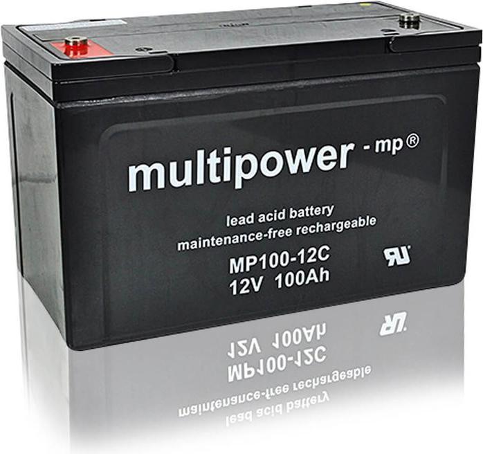 Produktbild Multipower MP100-12C AGM-Batterie (12 V, 100 Ah)
