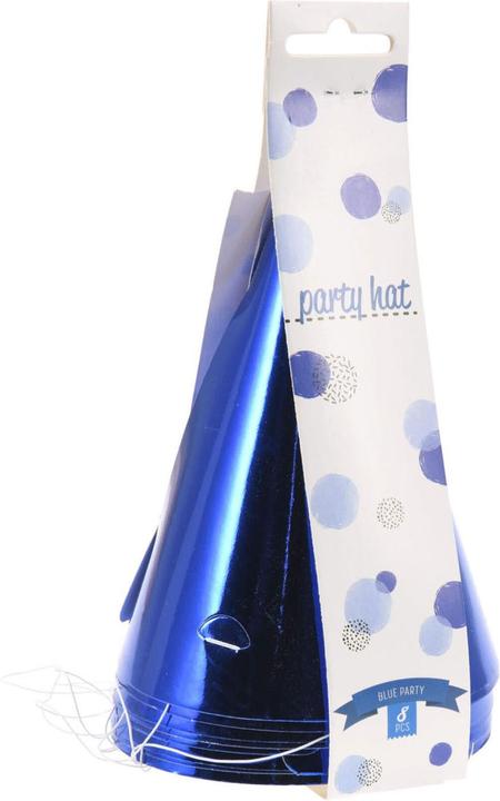 Actual product image Hat paper blue, 8 pcs.