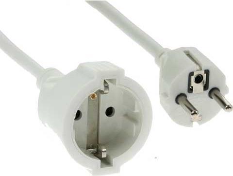Immagine prodotto InLine Estensione del contatto di terra ST / BU (2 m, CEE 7/7)