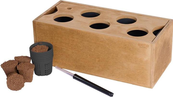 Actual product image Siena Garden Wooden hydroponic container