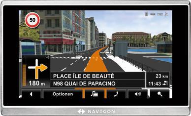 Navigon 8410, TMC, Bluetooth, cartes européennes