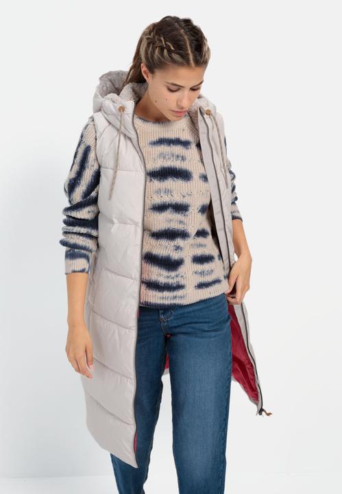 Actual product image Camel Active Long puffer waistcoat with hood (44)