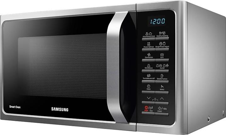 Produktbild Samsung MC28H5015CS Mikrowellenherd Flaches Gerät Kombi-Mikrowelle 28 L 900 W Silber (28 l)