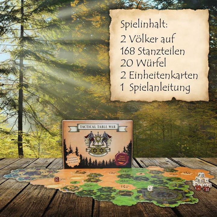 Image du produit Tactical Table War Le jeu de plateau stratégique de construction de base de la Forêt Noire (Allemand)